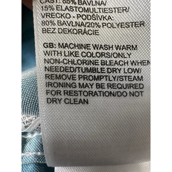 North Face Shirt Mens M Blue Plaid Short Sleeve Button Up Camp Core, Hiking Nerd - Picture 12 of 14